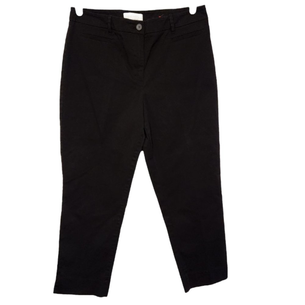 Talbots Black Capri Pants Stretch | Size 10 | Color: Black